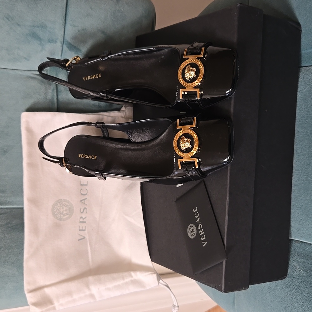 Versace Slingback Heels - Picture 5 of 7